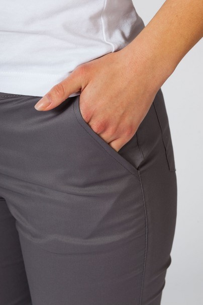 Dámské lékařské kalhoty Slim (elastic) Sunrise Uniforms šedé-3