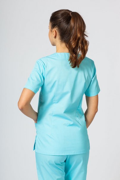 Lékařská dámská halena Sunrise Uniforms Basic Light aqua-2