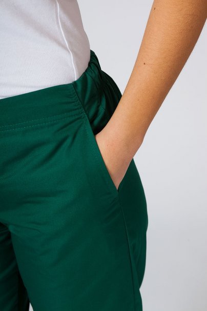 Univerzální lékařské kalhoty Sunrise Uniforms tmavě zelená-2