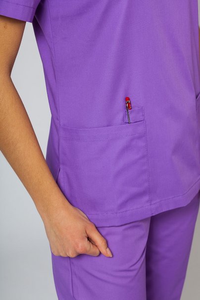 Lékařská halena Sunrise Uniforms fialová-2
