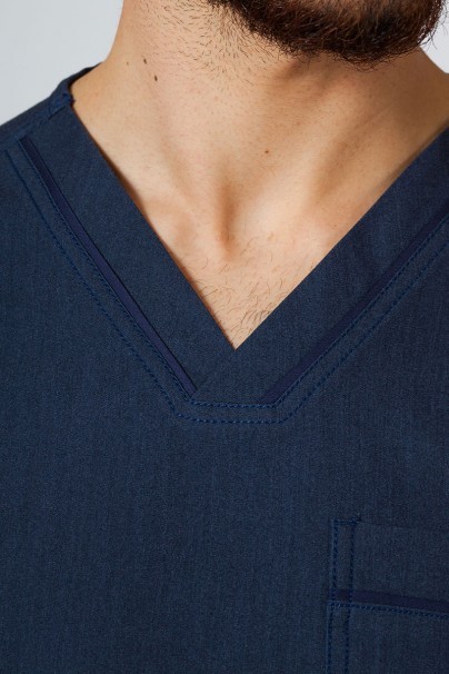 Pánská halena Maevn Matrix Pro Men tmavě modrá denim-3