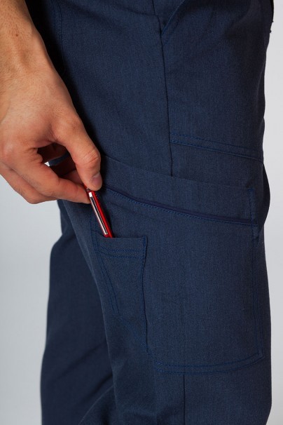 Pánské kalhoty Maevn Matrix Pro Men tmavě modrá denim-4