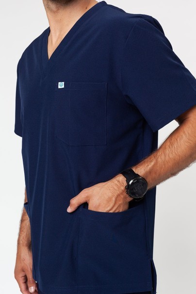 Pánská lékařská halena Uniforms World 309TS™ Louis námořnická modř-2