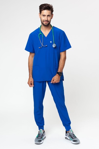 Pánská lékařská halena Uniforms World 309TS™ Louis královsky modrá-6