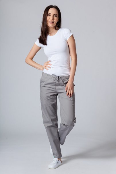 Dámské lékařské kalhoty Sunrise Uniforms Basic Regular šedé-2