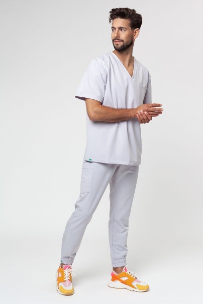 Lékařská halena Sunrise Uniforms Premium Dose světle šedá-2