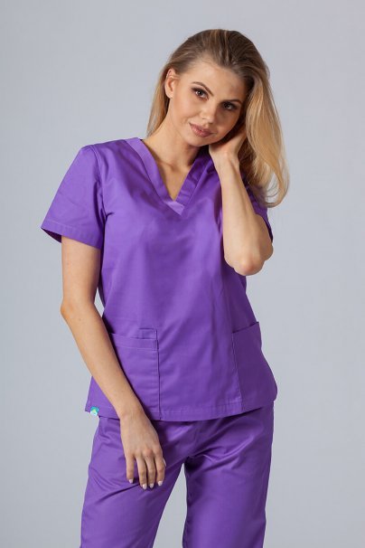 Lékařská souprava Sunrise Uniforms fialová-2