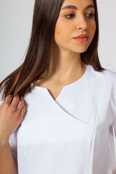 Lékařské klasické šaty Sunrise Uniforms bílé-2