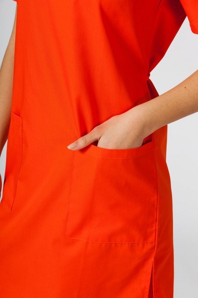 Lékařské jednoduché šaty Sunrise Uniforms oranžové-3