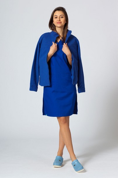 Lékařské jednoduché šaty Sunrise Uniforms tmávě modré-5