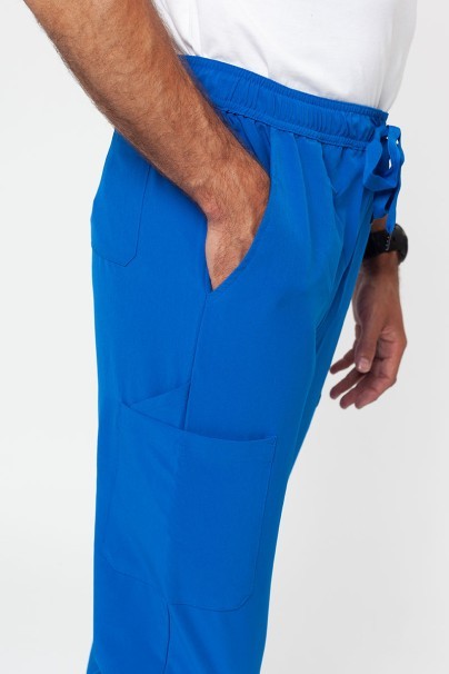 Pánské kalhoty Adar Slim Leg Cargo královsky modré-3