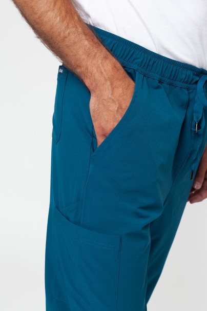 Pánské kalhoty Adar Slim Leg Cargo karaibsky modré-4