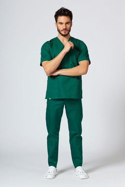 Univerzální lékařská halena Sunrise Uniforms tmavě zelená-2