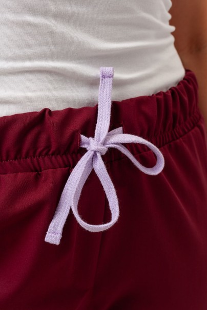 Dámské lékařské kalhoty Sunrise Uniforms Premium Pride švestkové-2