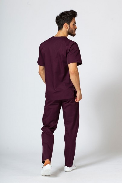 Pánská lékařská souprava Sunrise Uniforms burgundová-2