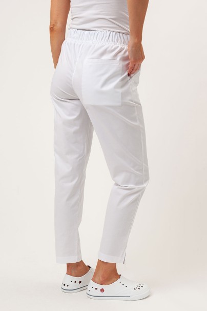 Dámské lékařské kalhoty Sunrise Uniforms Premium Pride bílé-2