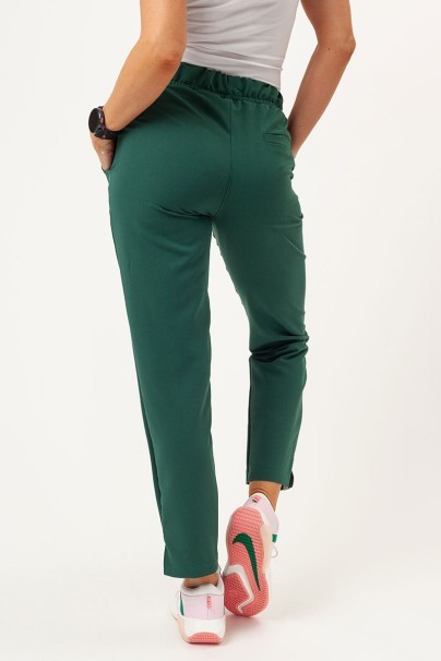 Dámské lékařské kalhoty Sunrise Uniforms Premium Pride tmavě zelené-2
