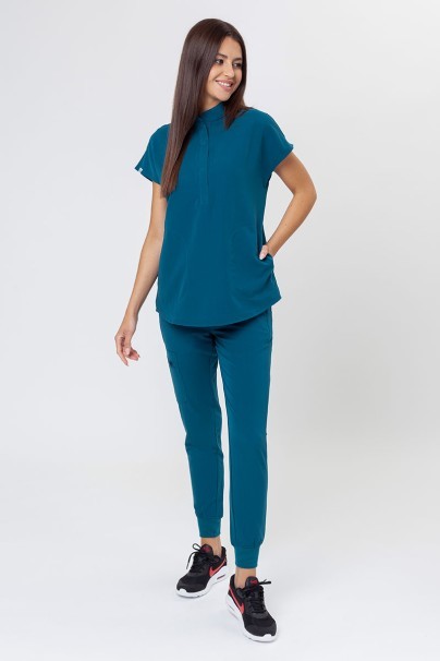 Dámská lékařská halena Uniforms World 518GTK™ Avant On-Shift karaibsky modrá-5