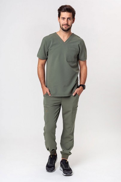 Pánské lékařské kalhoty Maevn Matrix Pro Men jogger olivkové-7