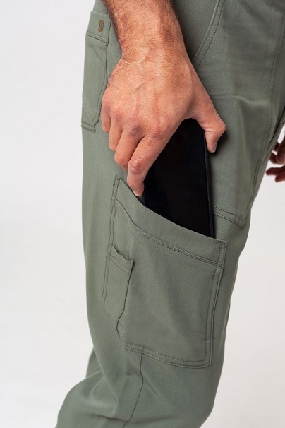 Pánské kalhoty Maevn Matrix Pro Men olivkové-3