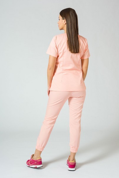 Lékařské kalhoty Sunrise Uniforms Easy jogger lososové-4