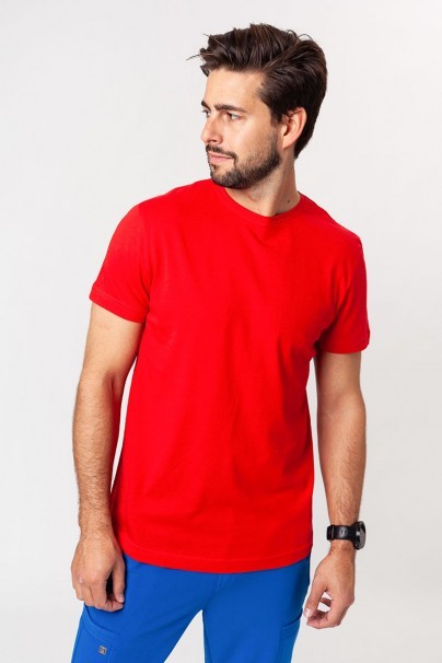 Pánské tričko Malfini Origin (standard GOTS - organická bavlna) červené-3