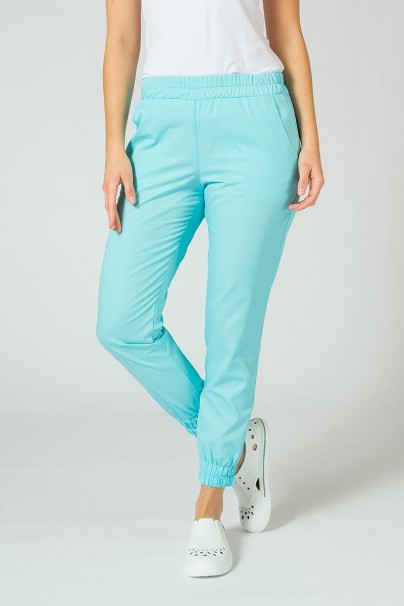 Lékařská souprava Sunrise Uniforms Basic Jogger aqua (s kalhotami Easy)-6