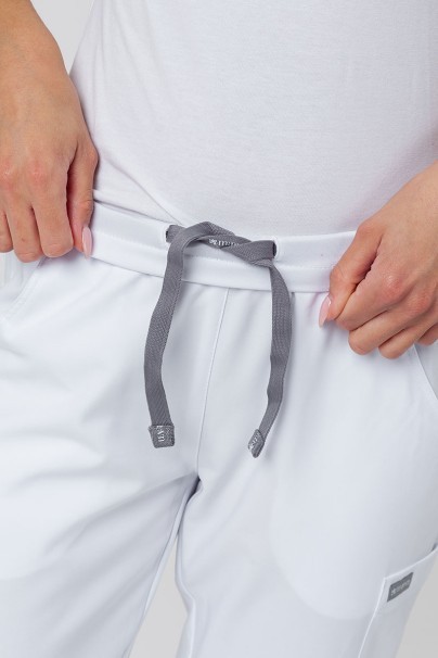Dámské lékařské kalhoty Maevn Momentum jogger bílé-2