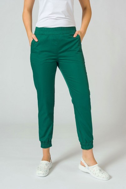 Lékařská souprava Sunrise Uniforms Basic Jogger tmavě zelená (s kalhotami Easy)-4