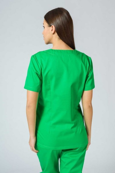 Lékařská dámská halena Sunrise Uniforms Basic Light zelené jablko-2