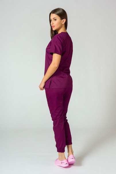 Lékařské kalhoty Sunrise Uniforms Easy jogger lilkové-3