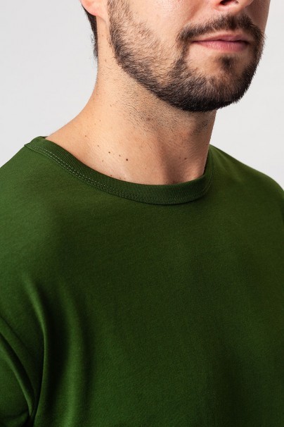 Pánské tričko Malfini Resist (teplota praní 60°-95°) tmavě zelené-3
