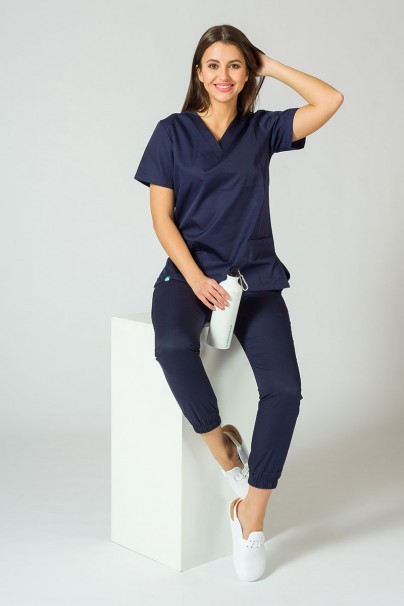 Lékařské kalhoty Sunrise Uniforms Easy jogger námořnicky modré-4