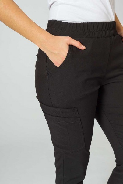 Dámské lékařské kalhoty Sunrise Uniforms Premium Chill jogger černé-6