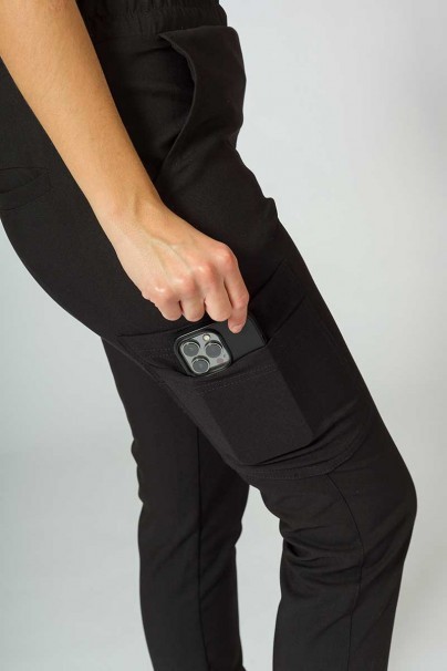 Dámské lékařské kalhoty Sunrise Uniforms Premium Chill jogger černé-5