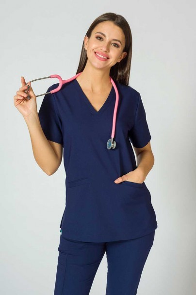 Lékařská halena Sunrise Uniforms Premium Joy námořnická modř-4