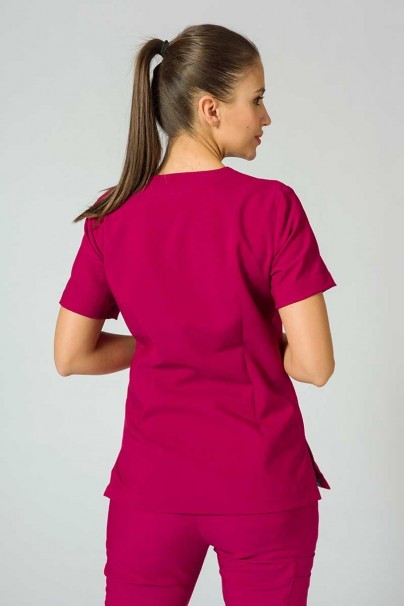 Lékařská halena Sunrise Uniforms Premium Joy švestková-2