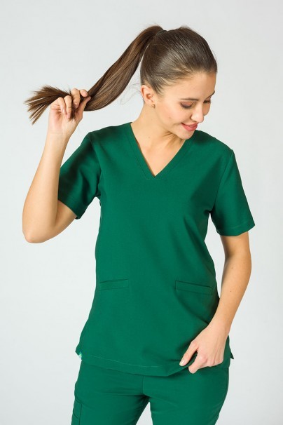 Lékařská souprava Sunrise Uniforms Premium (halena Joy, kalhoty Chill) tmavě zelená-3