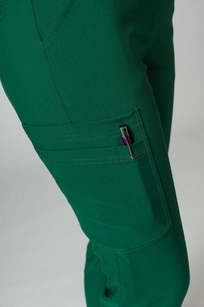 Dámské lékařské kalhoty Sunrise Uniforms Premium Chill jogger tmavě zelené-6