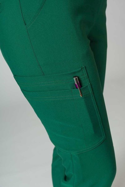 PROMO Dámské lékařské kalhoty Sunrise Uniforms Premium Chill jogger tmavě zelené-3