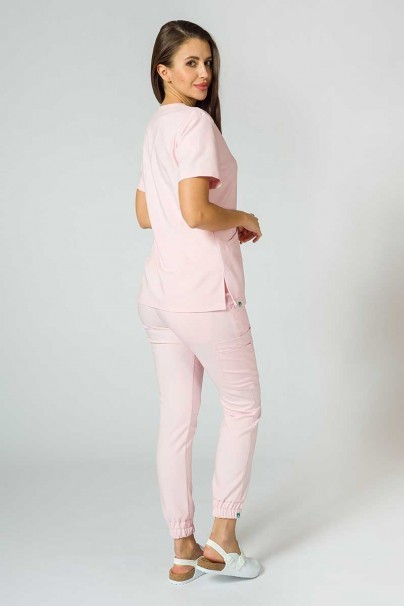 Lékařská halena Sunrise Uniforms Premium Joy pastelově růžová-4