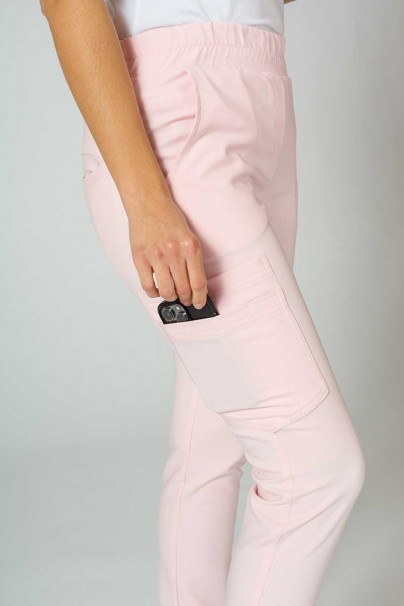 Dámské lékařské kalhoty Sunrise Uniforms Premium Chill jogger pastelově růžové-6