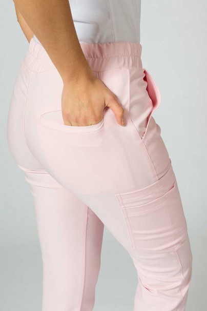 Dámské lékařské kalhoty Sunrise Uniforms Premium Chill jogger pastelově růžové-7