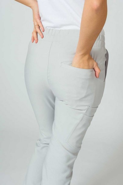 Dámské lékařské kalhoty Sunrise Uniforms Premium Chill jogger světle šedé-5
