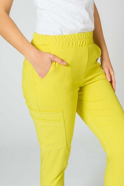 Dámské kalhoty Sunrise Uniforms Premium Chill jogger žluté-6