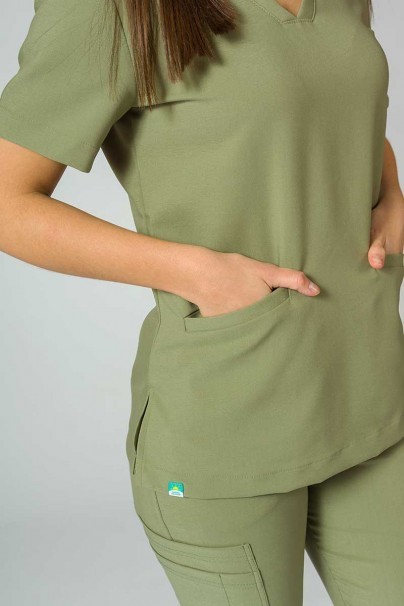 Lékařská halena Sunrise Uniforms Premium Joy olivková-7