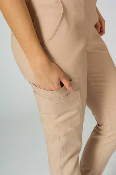 Dámské kalhoty Sunrise Uniforms Premium Chill jogger béžové-6