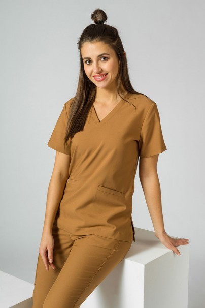 Lékařská souprava Sunrise Uniforms Premium (halena Joy, kalhoty Chill) hnědá-3