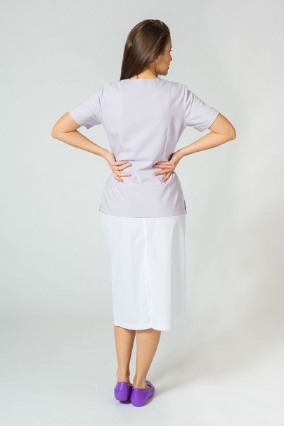 Zdravotnická sukně s kapsami Adar Uniforms Mid-Calf bílá-2