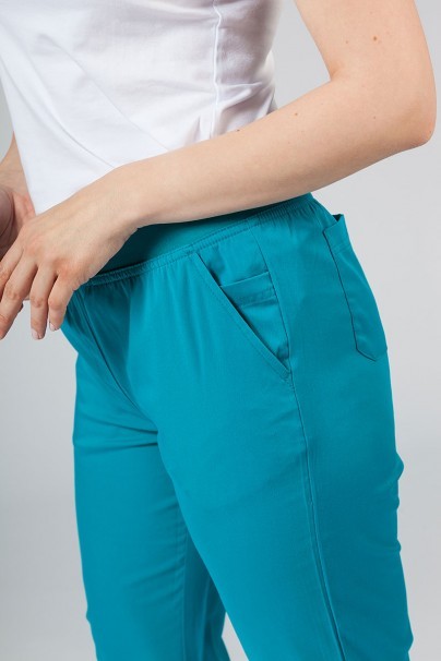 Dámské kalhoty Adar Uniforms Leg Yoga mořsky modré-4